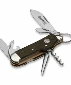 Böker Camp Knife Smoked Oak Multitool 110183