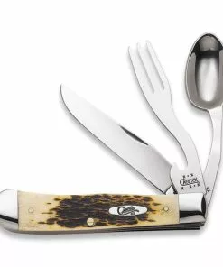 Case Cutlery Hobo Amber Bone Multitool 052