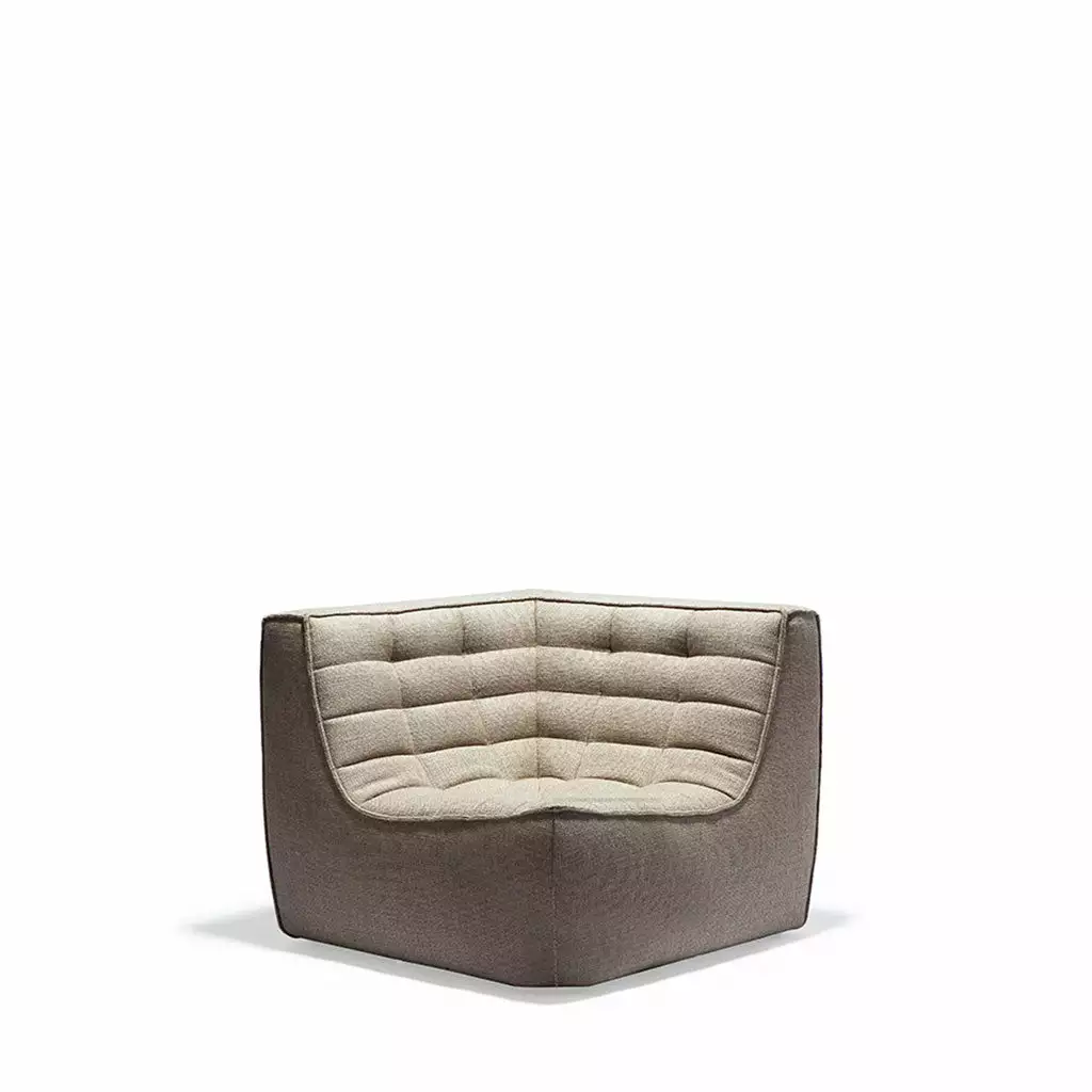 Ethnicraft N701 Sofa Corner - Dark Beige