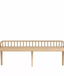 Ethnicraft Oak Spindle Bench