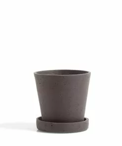 HAY Flowerpot With Saucer - Plum