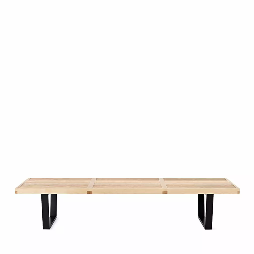 Herman Miller Nelson™ Platform Bench With Black Base - Large