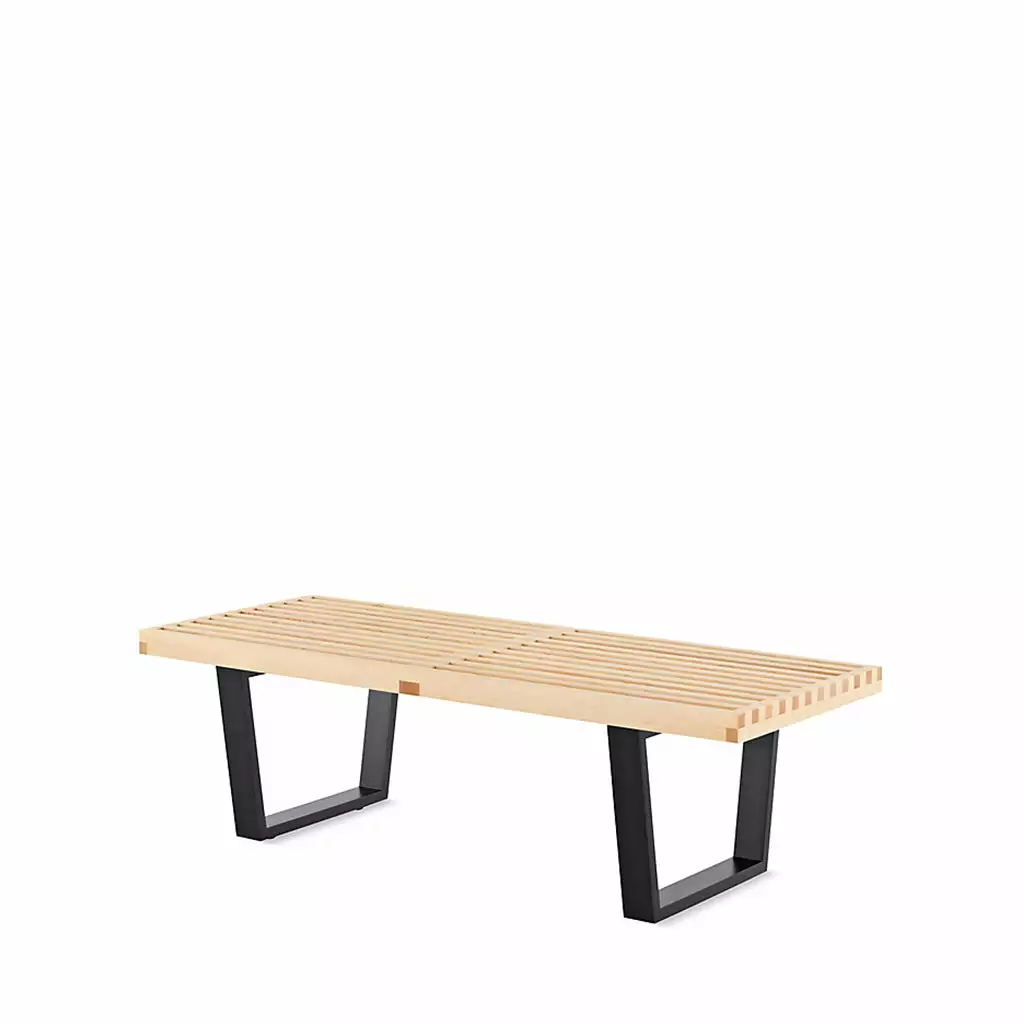 Herman Miller Nelson™ Platform Bench With Black Base - Small - Image 2