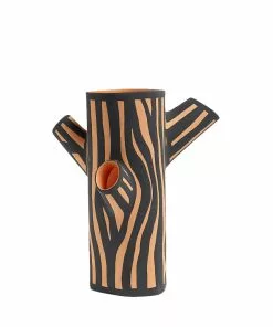 Tree Trunk Vase By Wrong For HAY - Medium/Orange
