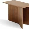 Wood Slit Side Table, Oblong