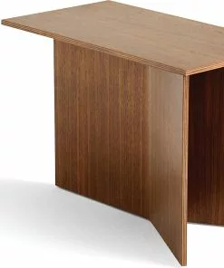 Wood Slit Side Table, Oblong