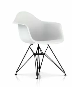 Herman Miller EamesĀ® Moulded Plastic Wire-Base Armchair