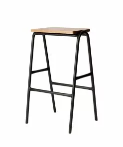 Hurdle High Stool By Dowel Jones