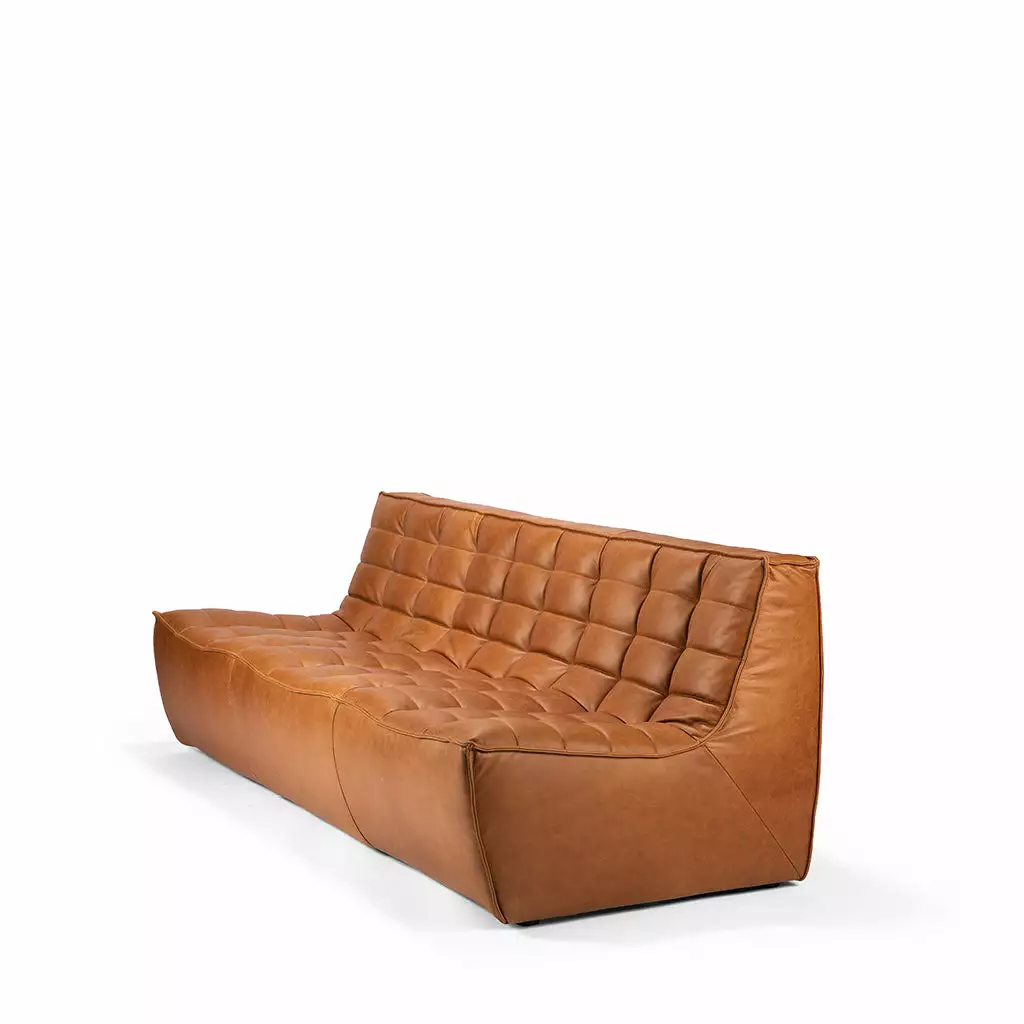 Ethnicraft N701 Sofa 3 Seater - Old Saddle - Image 2