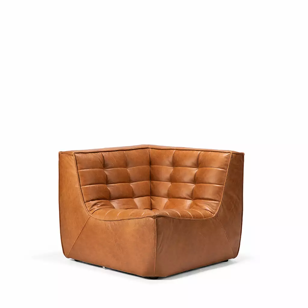 Ethnicraft N701 Sofa Corner - Old Saddle