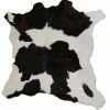 Open Room Small Natural Calf Cowhide Rug