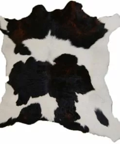 Open Room Small Natural Calf Cowhide Rug